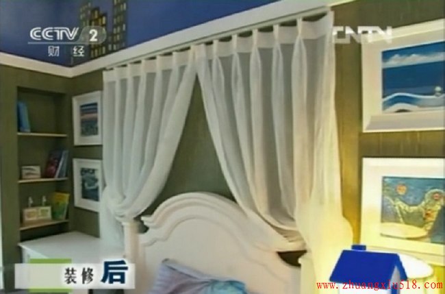 交换空间窗帘效果图 卧室窗帘效果图