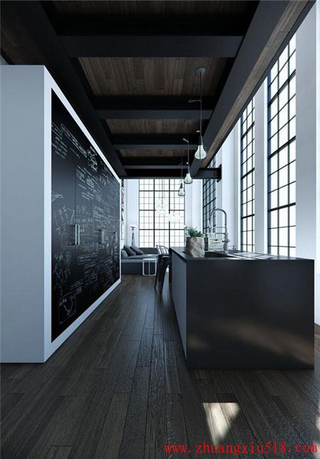 欧式厨房装修最新图片LOFT欧式厨房餐厅装修效果图设计欣赏