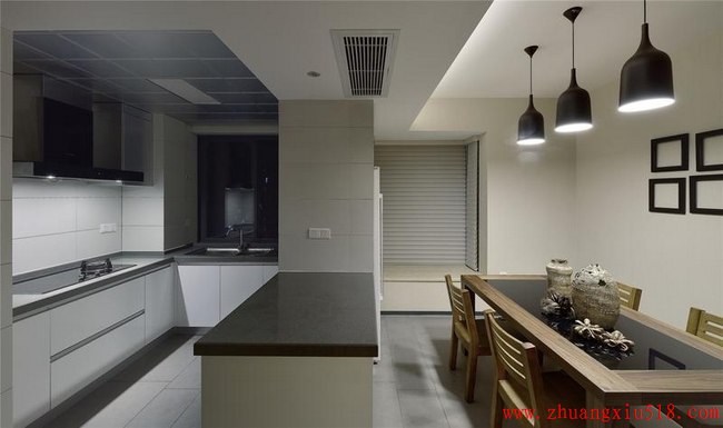 现代家装餐厨房装参考