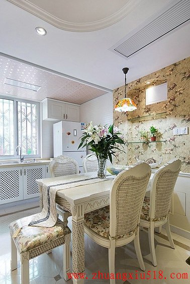 田园家庭设计餐厅大全欣赏