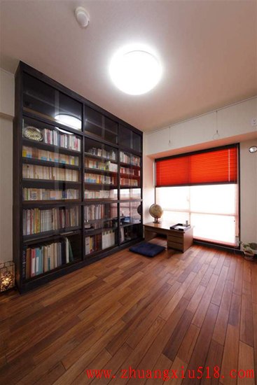 极致收纳轻松扩容 日本60㎡和风之家两室一厅日式书房装修效果图设计欣赏