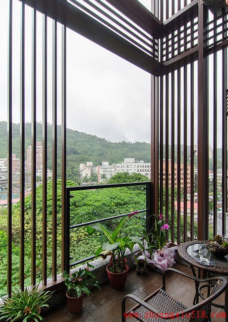 我的舒服小空间复式现代简约阳台装修效果图设计欣赏