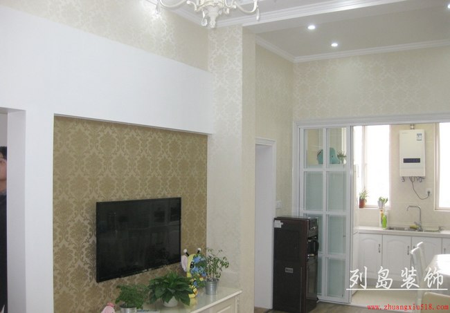 简约风格小户型电视背景墙装修效果图