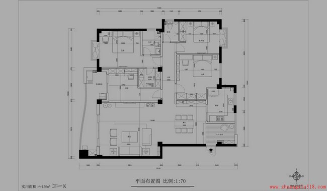 一层别墅阳光房效果图