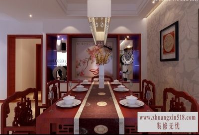 25万300平米中式别墅装修 感受中国传统文化