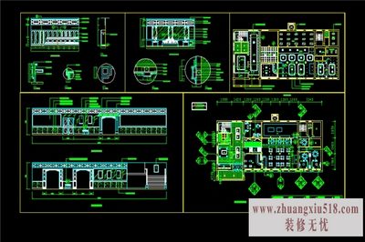 cad施工图