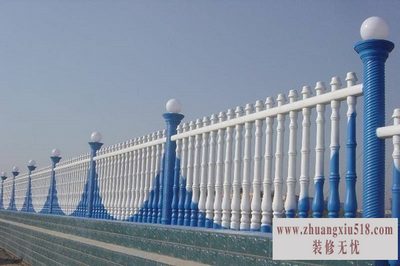 水泥艺术围栏如何安装