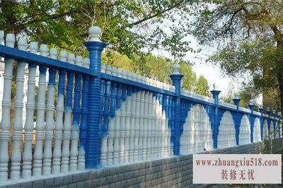 水泥艺术围栏如何安装