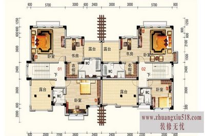 双拼户型
