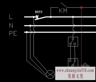 双控开关接线图及电路图原理