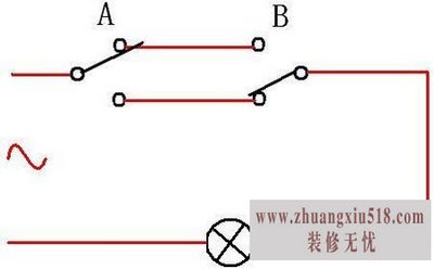 双控开关接线图及电路图原理