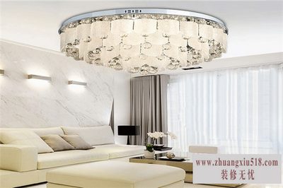 水晶吸顶灯安装