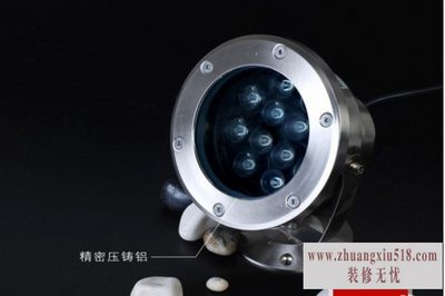 水底灯安装方法