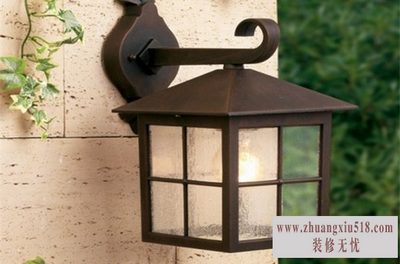户外壁灯安装