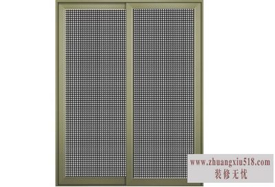 纱门制作