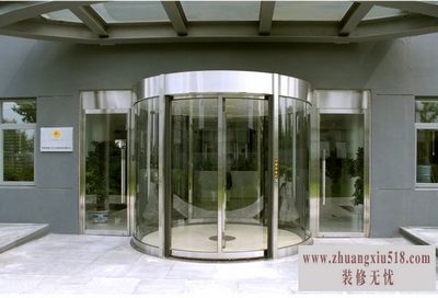 弧形自动门