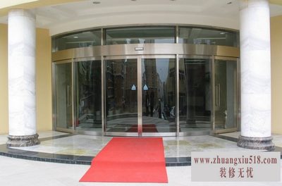 弧形自动门