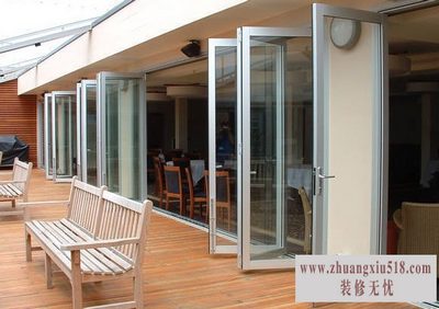 铝合金折叠门安装
