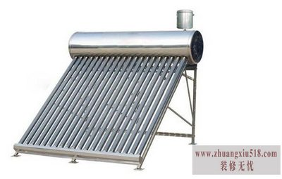 太阳能热水器安装图