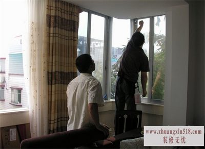 建筑贴膜施工