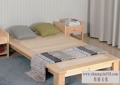 实木公寓床