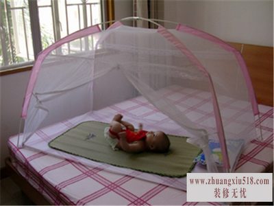 婴儿蚊帐安装