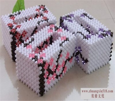 手工串珠纸巾盒价格