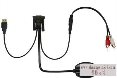 电脑与电视连接线