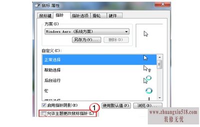 鼠标指针不动