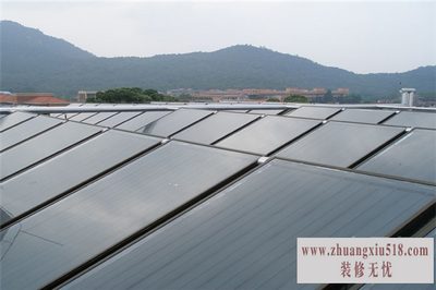 平板太阳能热水器安装