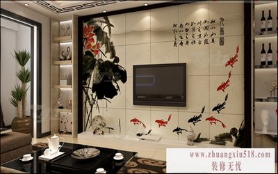 瓷砖背景墙