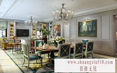 餐厅家具摆放